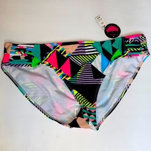 No Boundaries Hipster Florescent Hipster Bikini Bottom XL